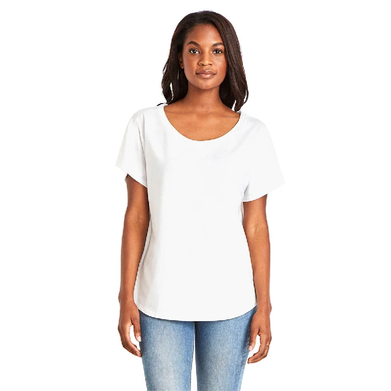 Next Level Women's White Ideal Dolman