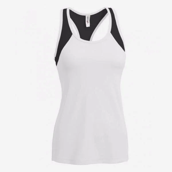 Expert Women's White/Black Distance Singlet