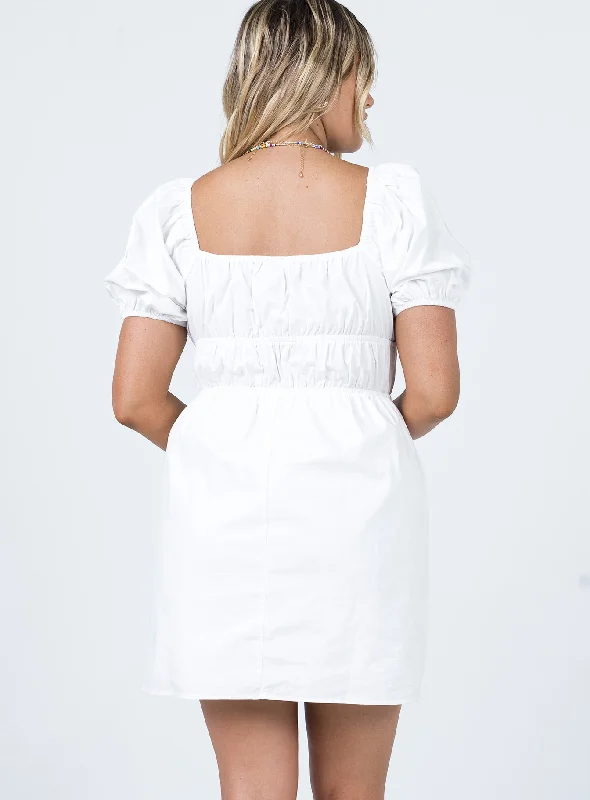 Aviana Mini Dress White