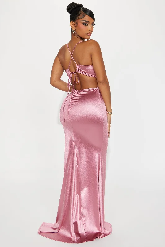 Daniella Ruched Gown - Mauve