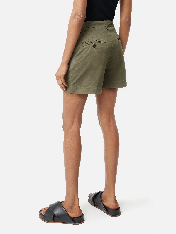 Cotton Chino Short | Olive