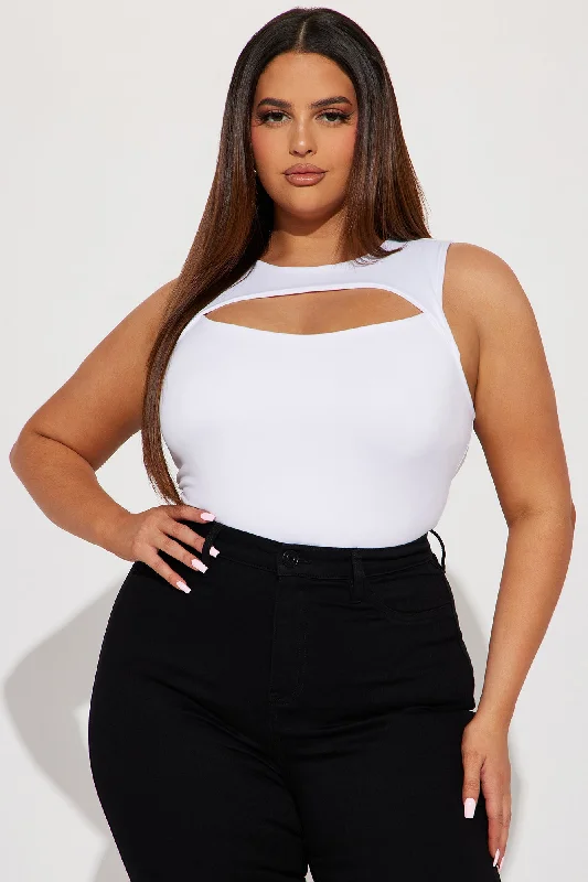 Eli Cut Out Bodysuit - White