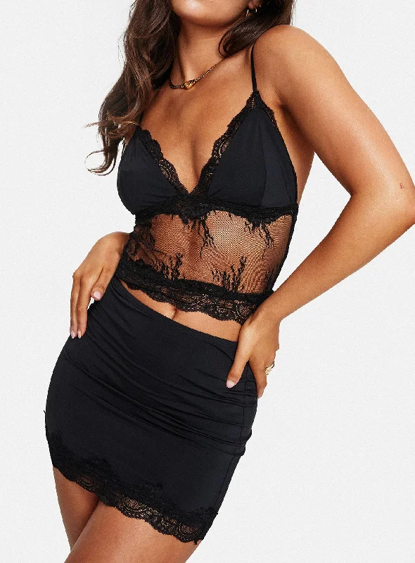 Kairi Lace Set Black