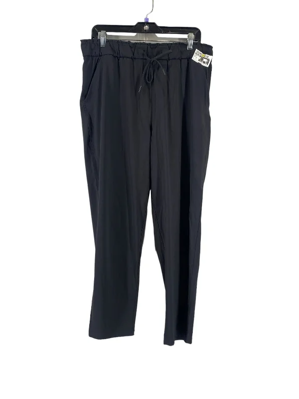 Athletic Pants By Lululemon In Black, Size: 12