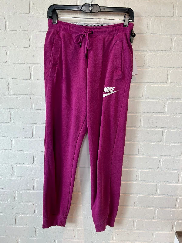 Athletic Pants By Nike Apparel In Pink, Size: 4