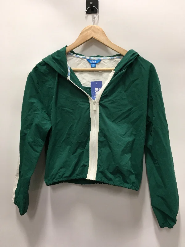 Green & White Athletic Jacket Clothes Mentor, Size Xs