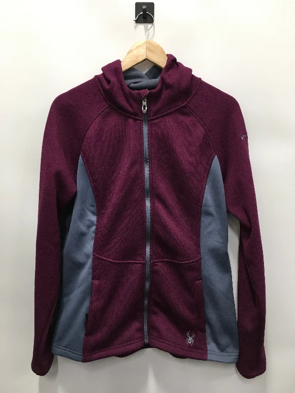 Purple Athletic Jacket Spyder, Size Xl