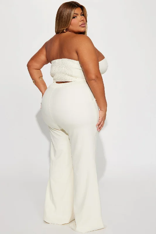 Amelia Two Piece Pant Suit - Cream