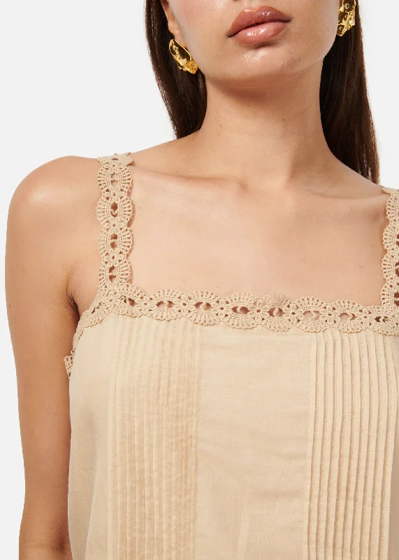 Alessandra Cotton Camisole Irish Cream