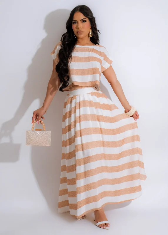 Daybreaker Skirt Set Nude