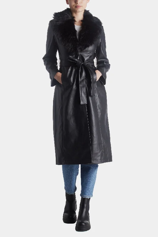 Etta Vegan Faux Long Coat