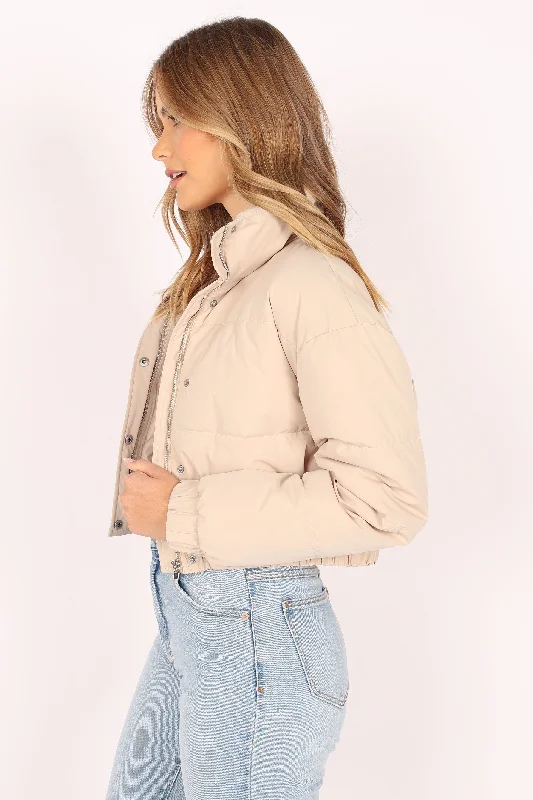 Nora Puffer Jacket - Beige