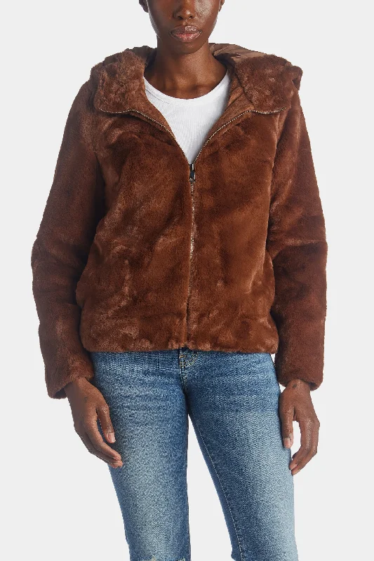 Short Faux Fur Jacket