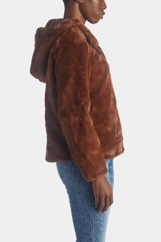 Short Faux Fur Jacket