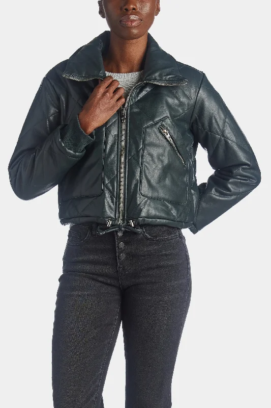 Show And Tell Faux Leather Jacket